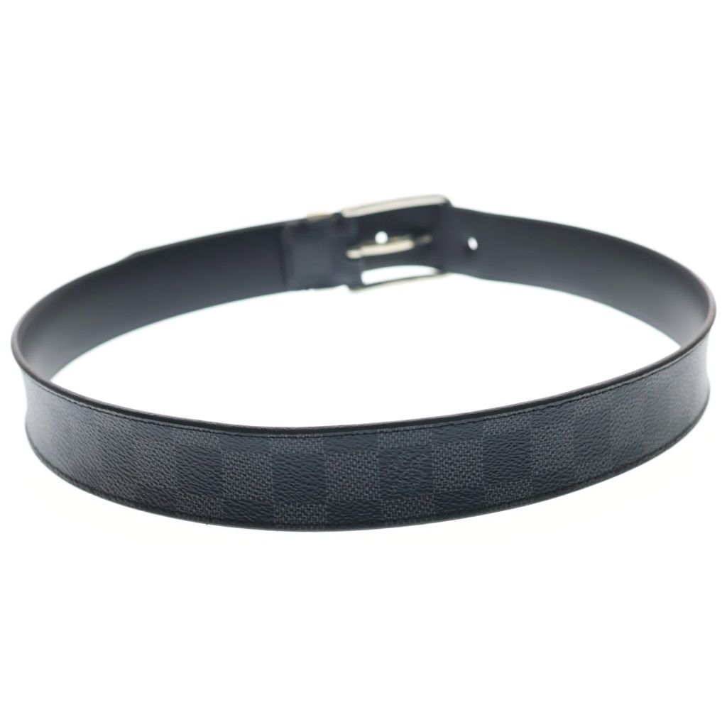 Louis Vuitton Ceinture Pont Neuf Leather Belt Black — view 2