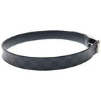Louis Vuitton Ceinture Pont Neuf Leather Belt Black — view 3