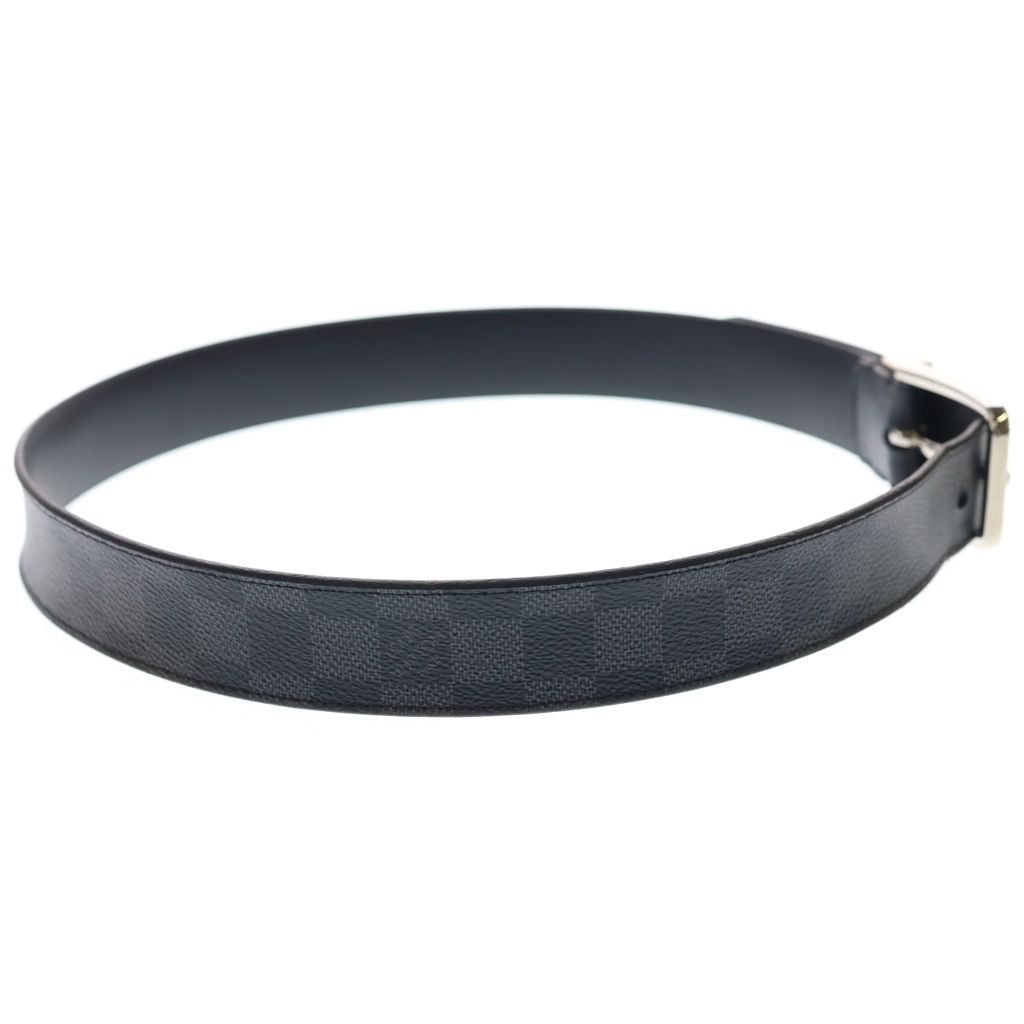 Louis Vuitton Ceinture Pont Neuf Leather Belt Black — view 3