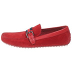 Louis Vuitton Swayed Leather Driving Shoe Loafers