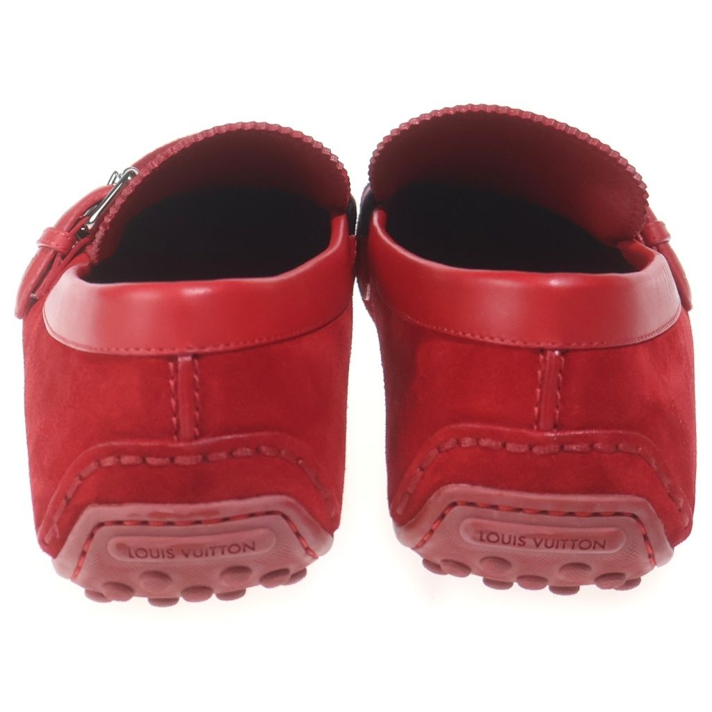 Louis Vuitton Swayed Leather Driving Shoe Loafers — view 3