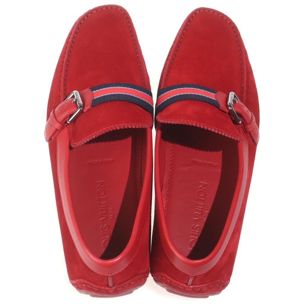 Louis Vuitton Swayed Leather Driving Shoe Loafers — view 4