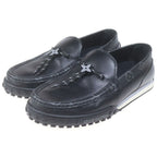Louis Vuitton LV Leather Loafers Driving Shoes Moccasins Logo Black — view 2