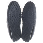 Louis Vuitton LV Leather Loafers Driving Shoes Moccasins Logo Black — view 5