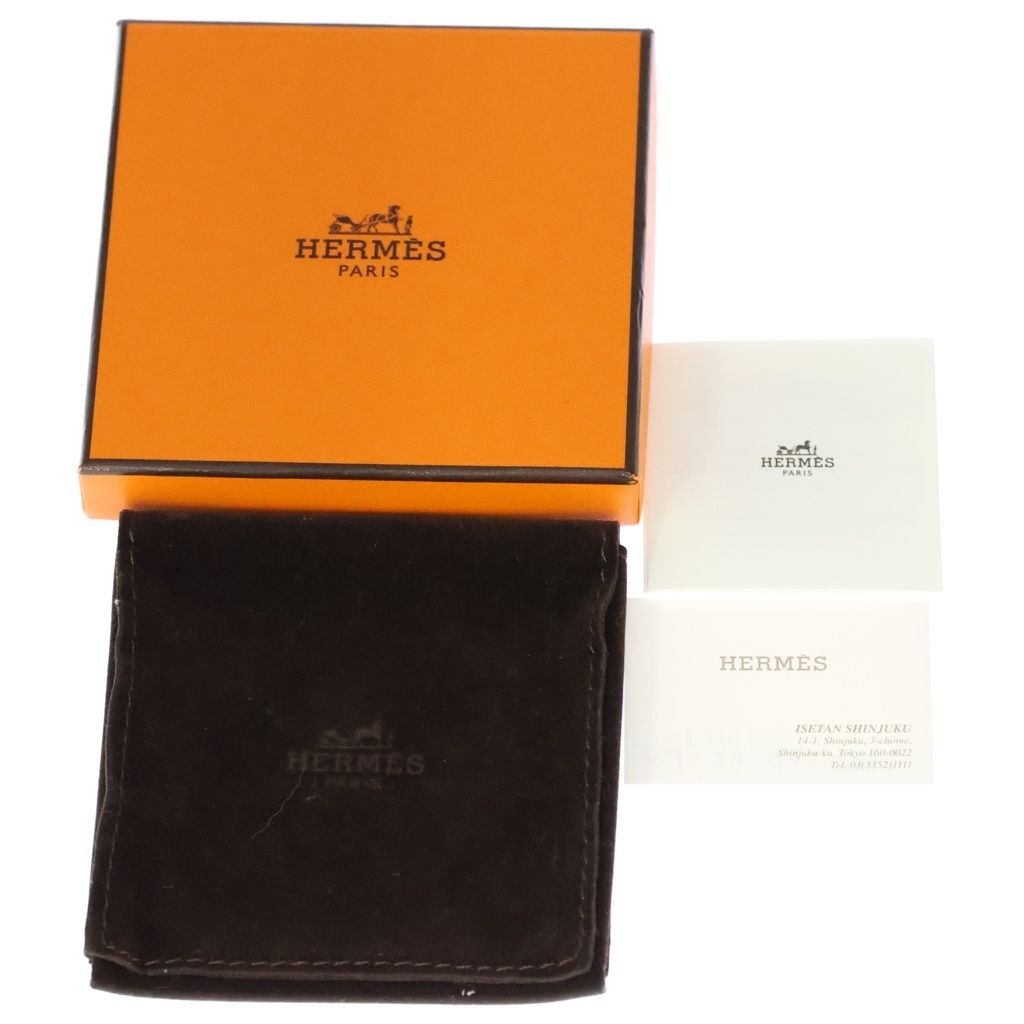 Hermes Rival Double Tour Pink Leather Gold Bracelet — view 6