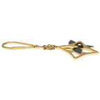 Louis Vuitton Porte Cles Puzzle Key Holder Bag Charm Gold Plated Black — view 3