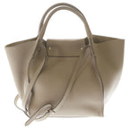 Celine Big Back Small Handbag Beige Leather Silver — view 2