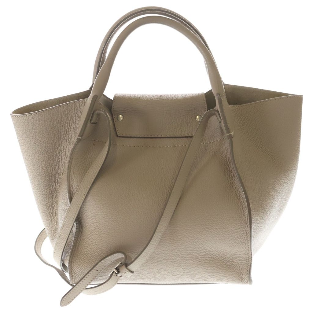 Celine Big Back Small Handbag Beige Leather Silver — view 2