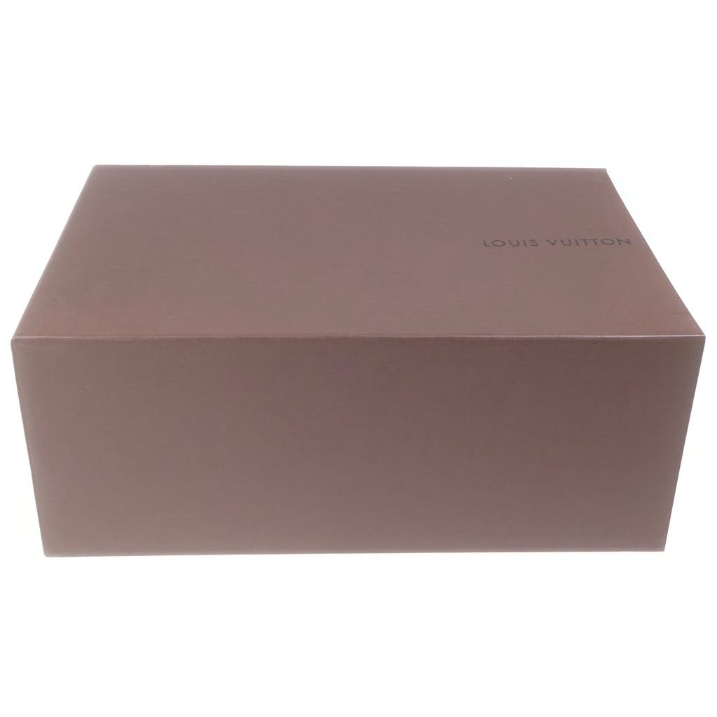Louis Vuitton LV Logo Leather High Cut Sneakers Brown — view 7
