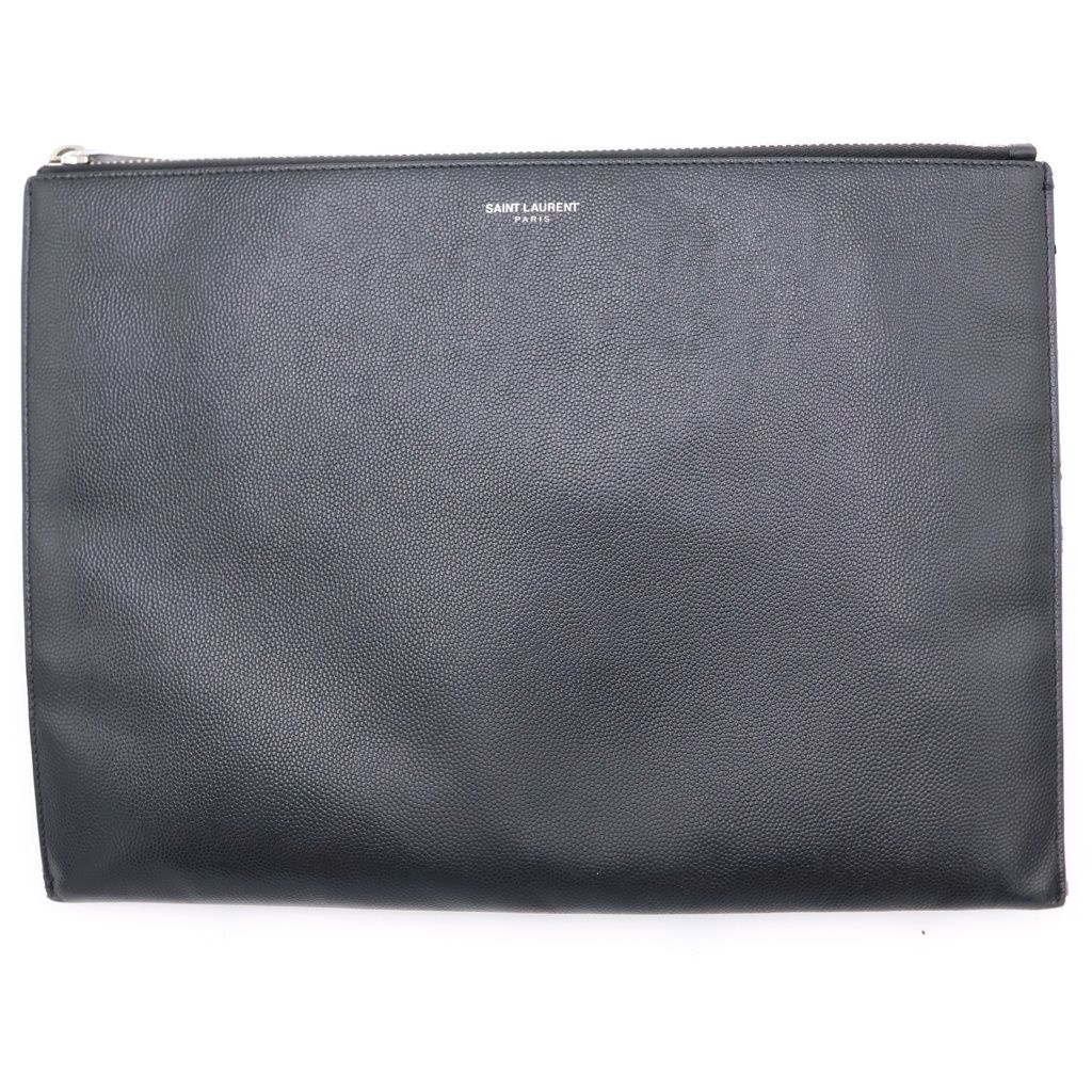 Saint Laurent Paris Clutch Second Black