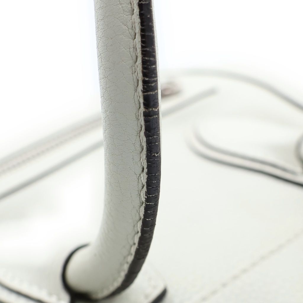 Celine Luggage Micro Handbag Light Green Leather Silver — view 7