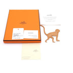 Hermes Petit Ash Bag Charm Pinecone Motif Orange Epoon Taurillon Clemence — view 6