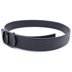 Dior CD Icon CD Buckle Ruthenium Coating Leather Belt Black
