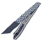 Dior Oblique Mitzah Shawl Scarf Navy NT