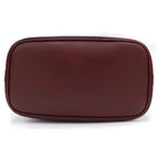Louis Vuitton Cuir Nuance GM Shoulder Bag Burgundy — view 4