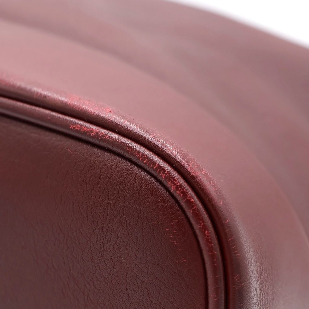 Louis Vuitton Cuir Nuance GM Shoulder Bag Burgundy — view 5