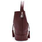 Louis Vuitton Cuir Nuance GM Shoulder Bag Burgundy — view 3