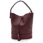 Louis Vuitton Cuir Nuance GM Shoulder Bag Burgundy
