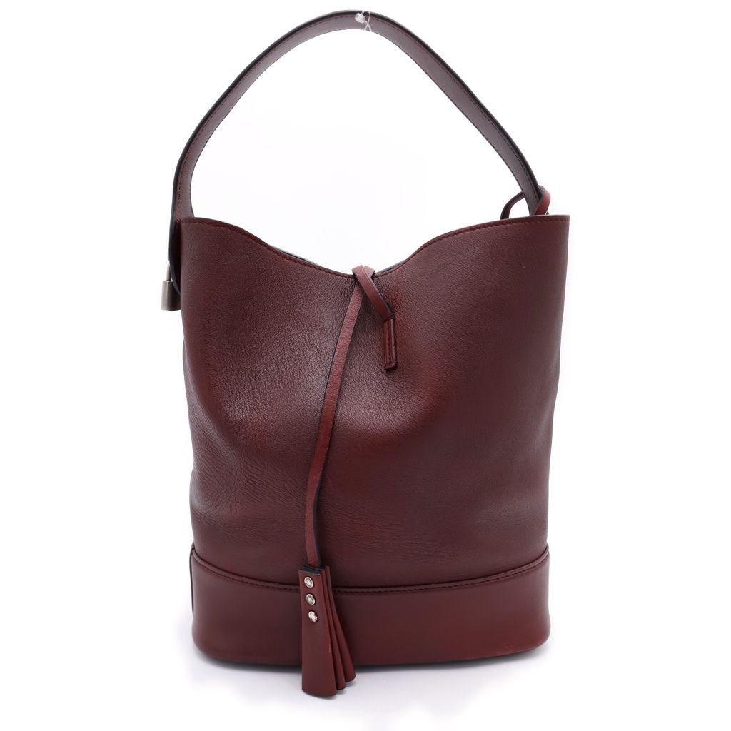 Louis Vuitton Cuir Nuance GM Shoulder Bag Burgundy