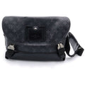 Louis Vuitton Monogram Eclipse Messenger Voyage Shoulder Bag Black Leather