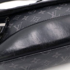 Louis Vuitton Monogram Eclipse Messenger Voyage Shoulder Bag Black Leather — view 9