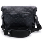 Louis Vuitton Monogram Eclipse Messenger Voyage Shoulder Bag Black Leather — view 2