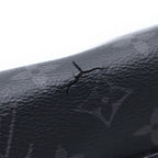 Louis Vuitton Monogram Eclipse Messenger Voyage Shoulder Bag Black Leather — view 7