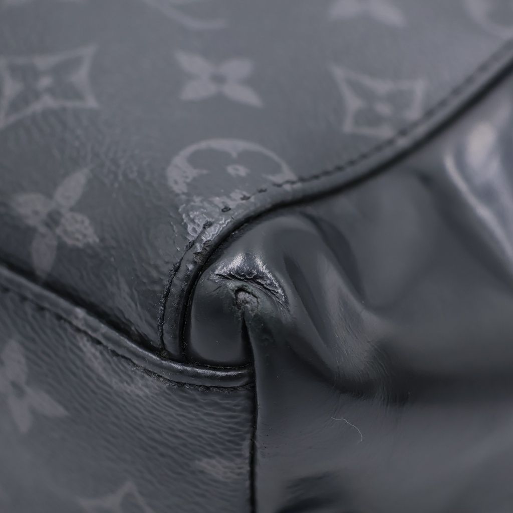 Louis Vuitton Monogram Eclipse Messenger Voyage Shoulder Bag Black Leather — view 5