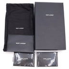 Saint Laurent Paris Cassandra Logo Wallet Beige Leather Gold — view 6
