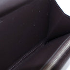 Bottega Veneta Intrecciato Wallet Card Case Brown Light Blue Leather — view 4