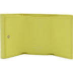 Louis Vuitton Portefeuille Lock Mini Trifold Wallet Logo Yellow — view 4