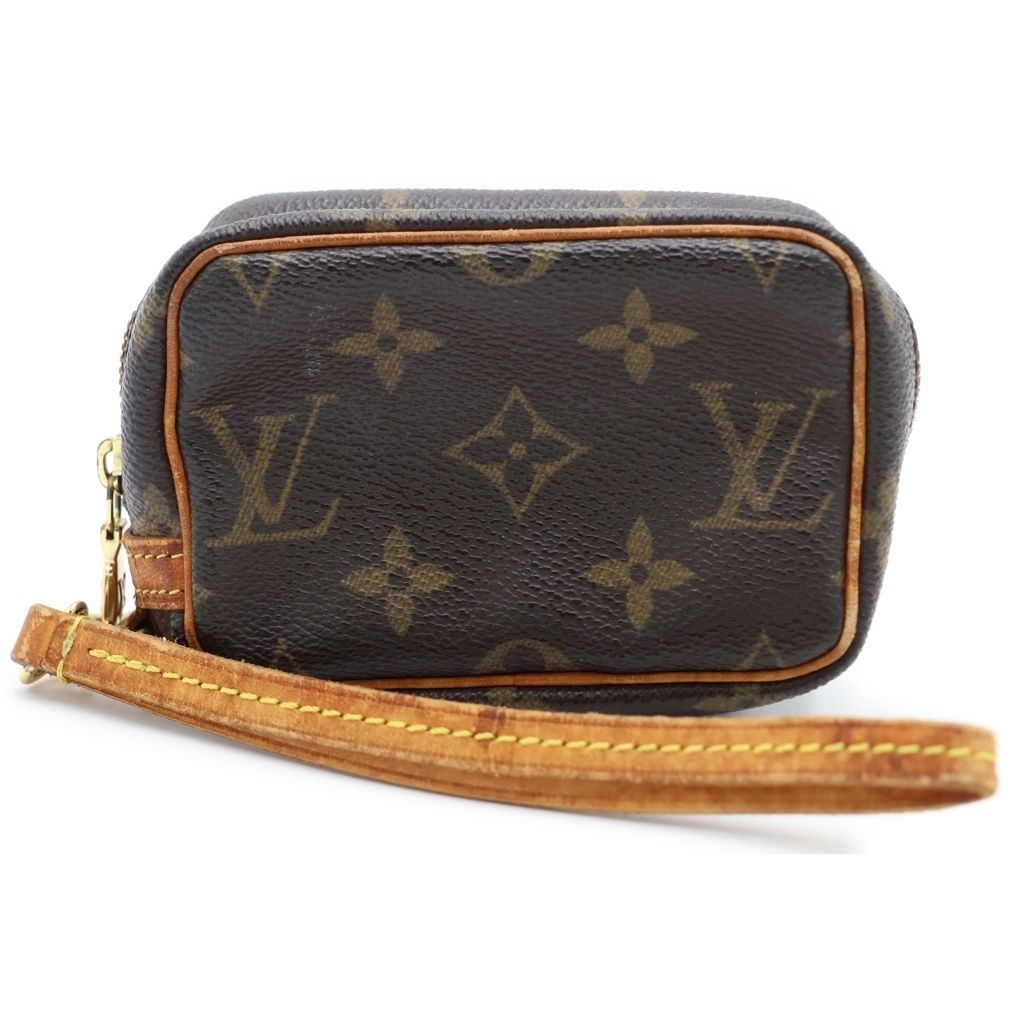 Louis Vuitton Monogram Trousse Wapiti Leather Pouch Multi Case Brown