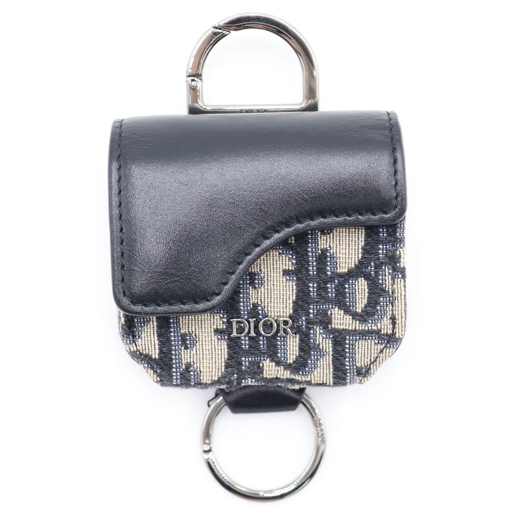 Dior Air Pods Pro Oblique Case Navy Shoulder