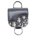 Dior Air Pods Pro Oblique Case Navy Shoulder