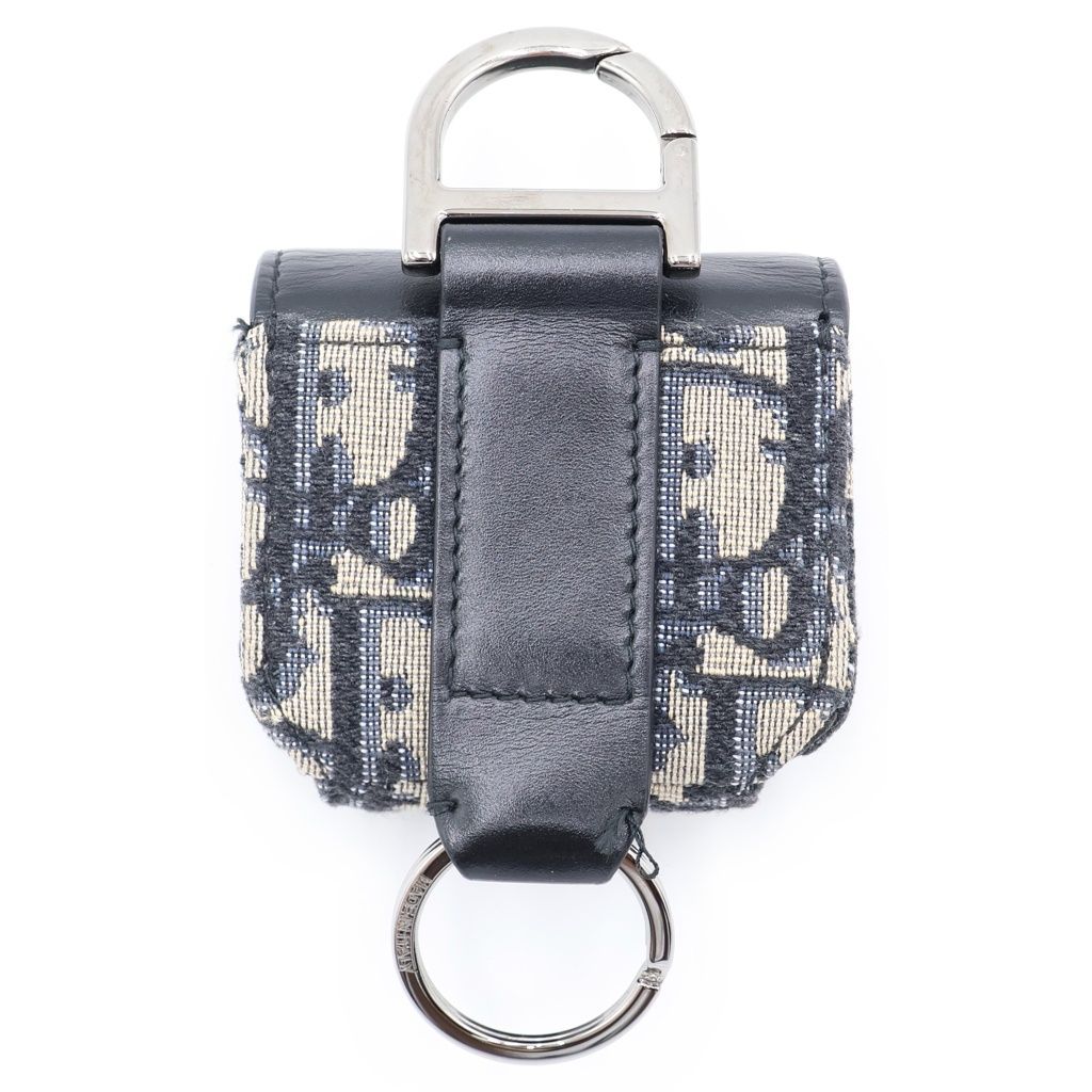 Dior Air Pods Pro Oblique Case Navy Shoulder — view 2