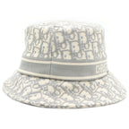 Dior Oblique Allover Bucket Hat Gray — view 3