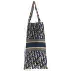 Dior Book Tote Tokyo Limited Large Oblique Jacquard Navy — view 3