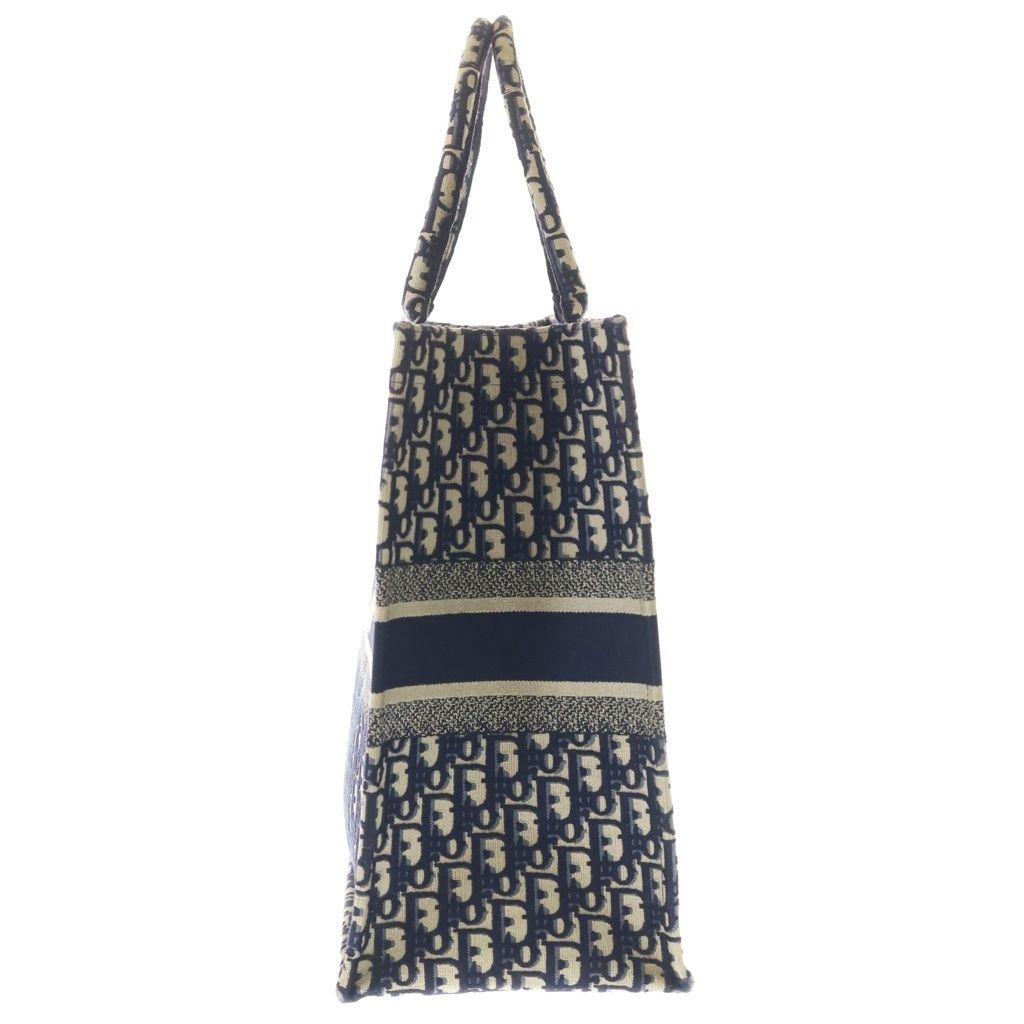 Dior Book Tote Tokyo Limited Large Oblique Jacquard Navy — view 3