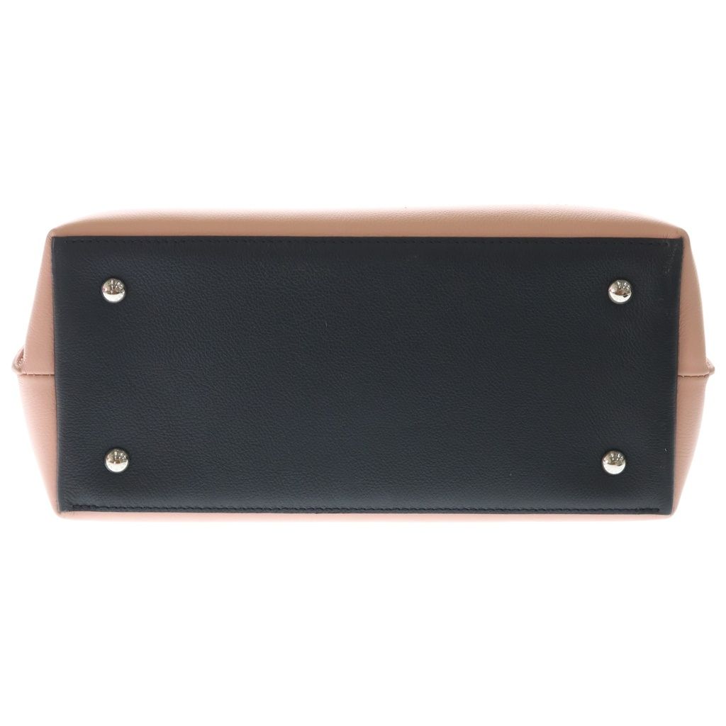 Louis Vuitton Lockme Mm Lo Zubare Blanc Might Noir Handbag Pink White Black — view 4
