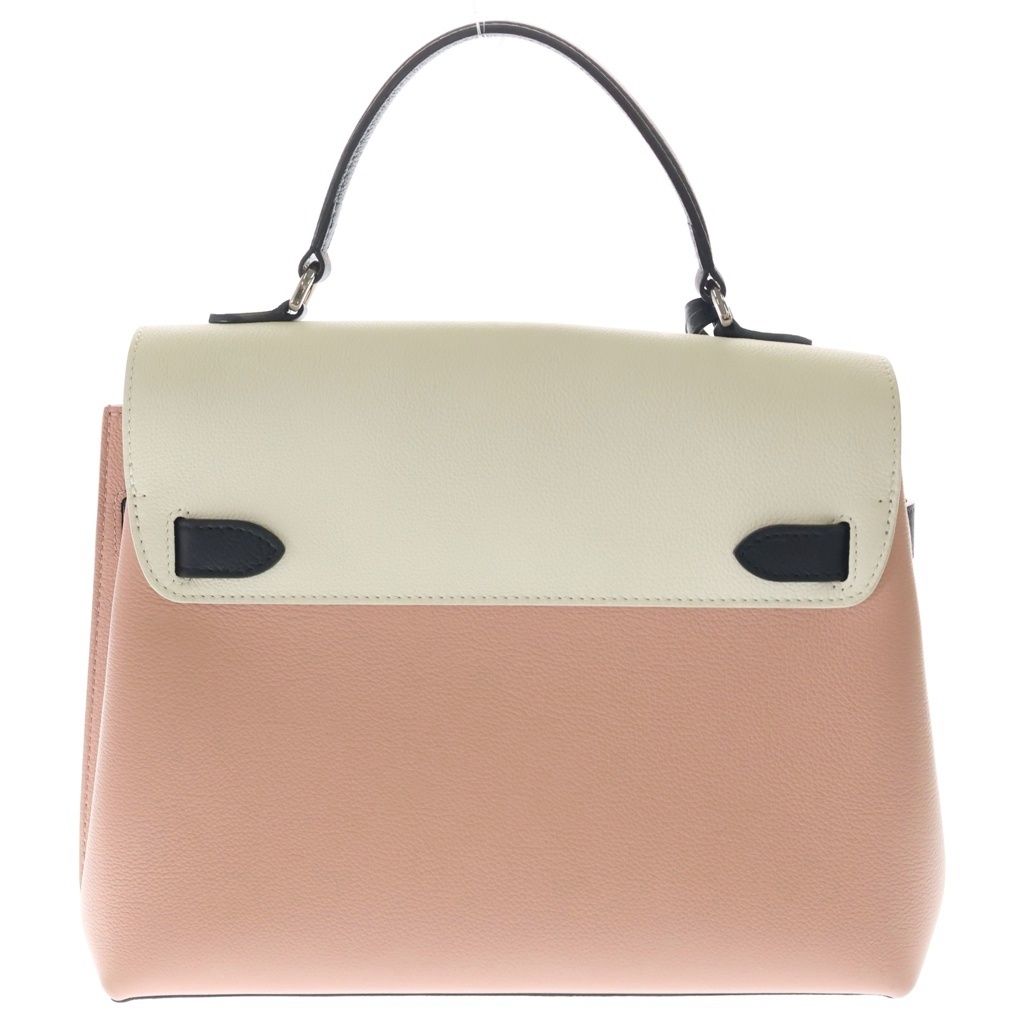 Louis Vuitton Lockme Mm Lo Zubare Blanc Might Noir Handbag Pink White Black — view 2