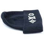 Louis Vuitton LV Head Line Knit Cap Beanie Logo Embroidery Black — view 4