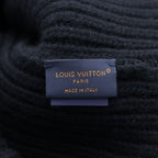 Louis Vuitton LV Head Line Knit Cap Beanie Logo Embroidery Black — view 8