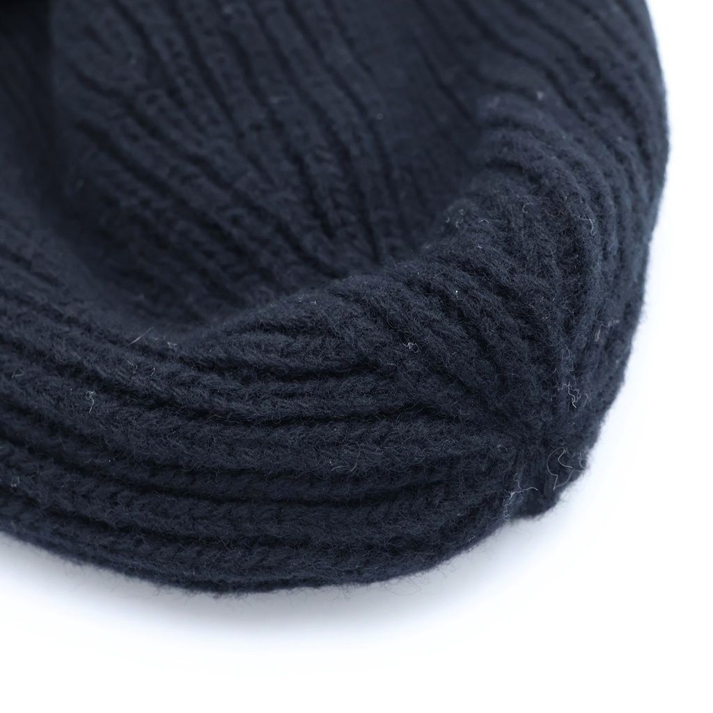 Louis Vuitton LV Head Line Knit Cap Beanie Logo Embroidery Black — view 6