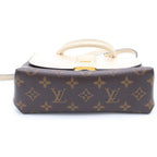 Louis Vuitton Monogram Locky BB Leather Gold 2-Way Shoulder Bag Brown Cream — view 4