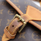 Louis Vuitton Monogram Sologne Shoulder Bag Brown Leather Gold — view 6