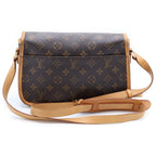 Louis Vuitton Monogram Sologne Shoulder Bag Brown Leather Gold — view 2