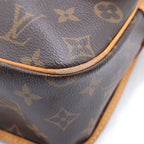 Louis Vuitton Monogram Sologne Shoulder Bag Brown Leather Gold — view 5