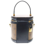 Louis Vuitton Monogram Reverse Cannes Leather 2-Way Shoulder Bag Brown Black — view 2