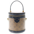 Louis Vuitton Monogram Reverse Cannes Leather 2-Way Shoulder Bag Brown Black