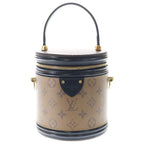 Louis Vuitton Monogram Reverse Cannes Leather 2-Way Shoulder Bag Brown Black